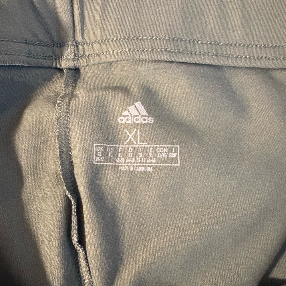 Adidas Green Women’s Athletic Shorts - Picture 3 of 3
